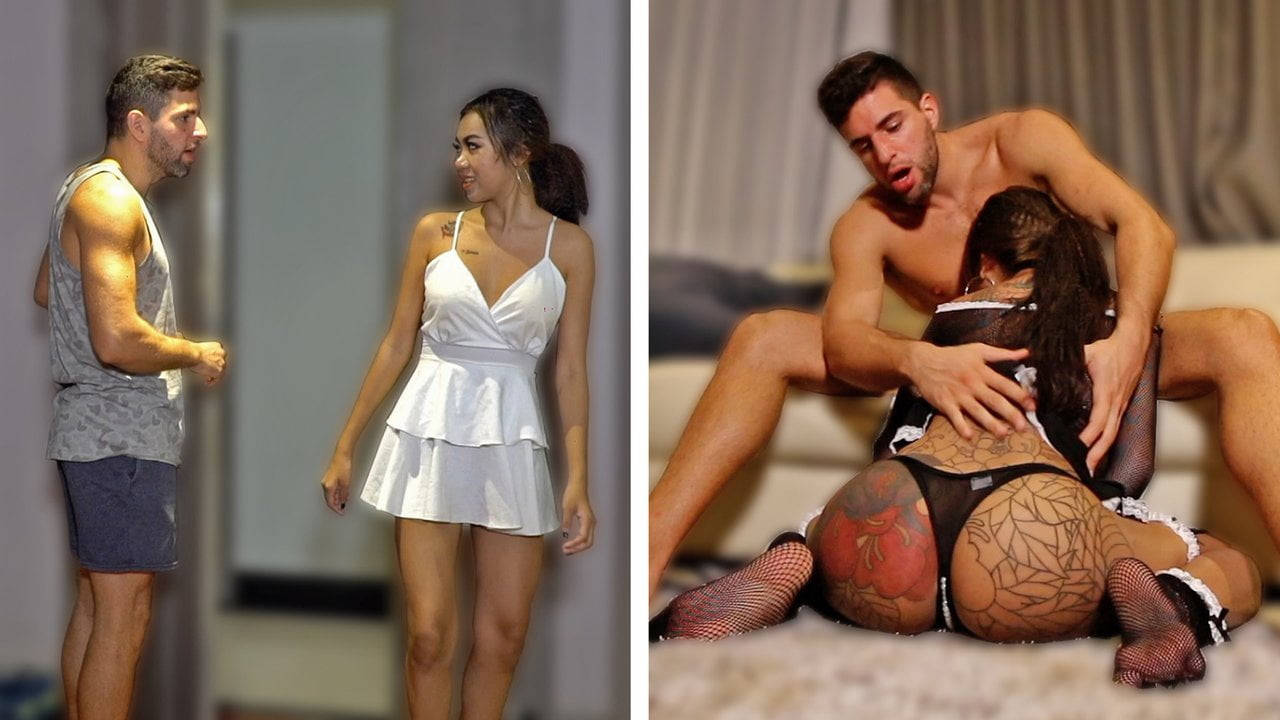 18yo Tay asyalı kız kapalı içinde dövmeler deli gibi inliyor