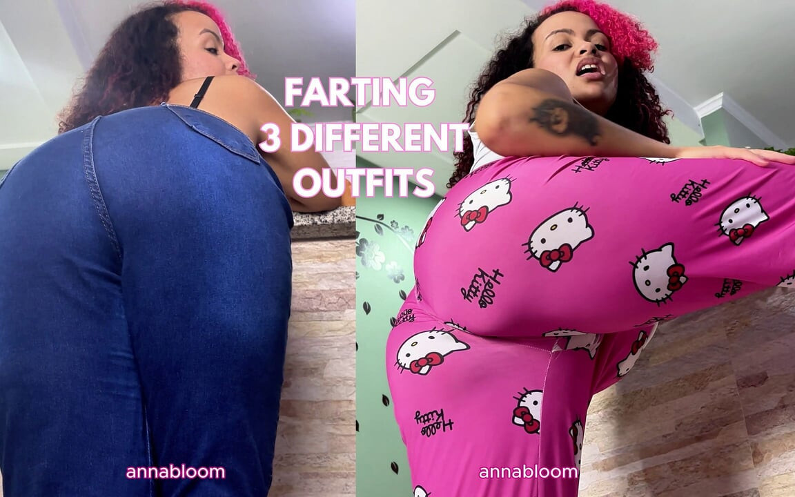 Annabloom Big Ass Farts in Jeans Leggings and Pajamas Dirty Talk Bloated Belly