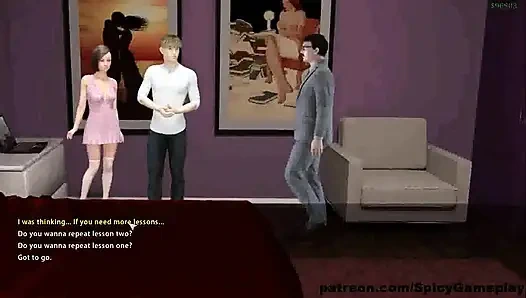 Willy D'nin maceraları: aldatılan erkek arkadaş kızını bir yabancıyla anal seks yaparken izliyor bölüm 97