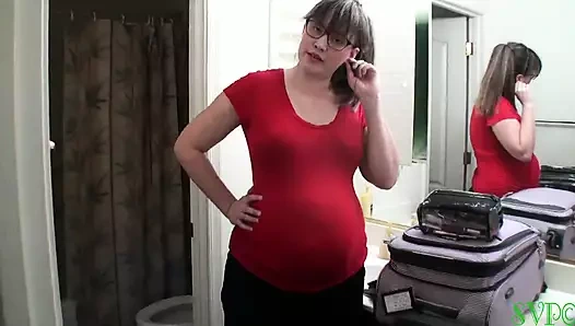 6 buçuk aylık hamile üvey kızıma bakıyorum