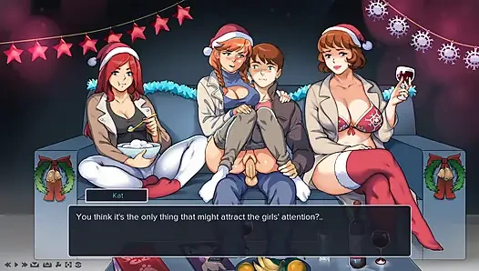 Noel'i üvey annem ile kutluyorum bana çok mutlu bir hediye porno oyunu verdi