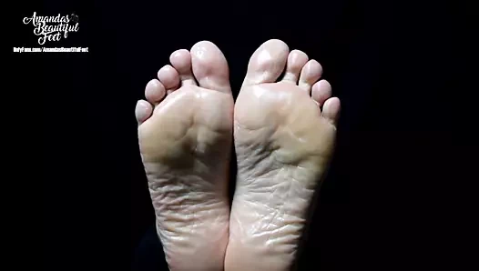 Amandas güzel yağlı tabanlar