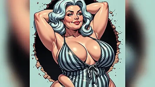 Tombul bikini güzelleri sanatı