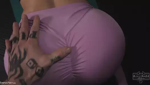 Sinn Sage mükemmel götüne bolca döl alıyor!