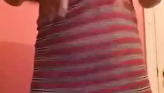 Mükemmel siyah meme bırakma