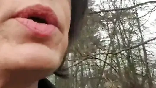 Dışarıda çıplak