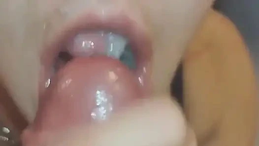 Lezzetli, oral seks, ağzı dölle dolu