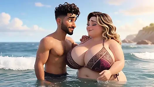 "Curvy Girl Flew For Holiday Sex - She Promised To Return" "Short Film