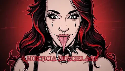 Morticia Murcielago - üç hafta bekledikten sonra yoğun sikiş
