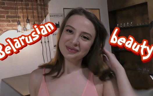 Belaruslu Güzel Genç ve Uzun Rus Penisi