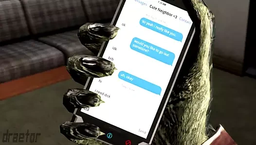 Mei bir argonianla sikişiyor