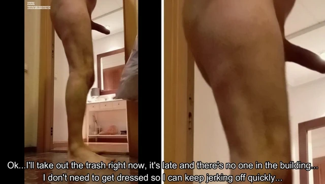 Зрелая настоящая волосатая очень одаренная обнаженная соседка с огромной эрекцией выносит мусор в многоквартирном доме, и вы можете узнать об этом!