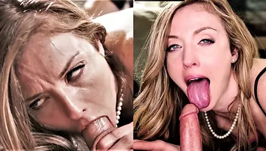 Şaşırtıcı derin boğaz arasında bu milf