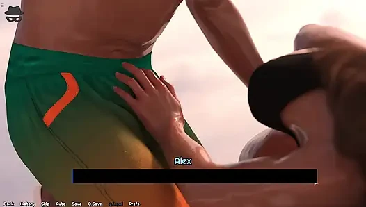 Stepson Massaging Stepmom Boobs And Rubbing Her Pussy In Beach