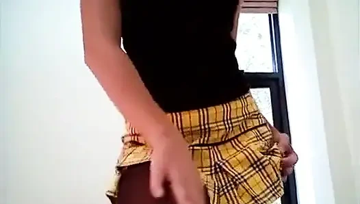 Under Skirt Pantyhose Tease