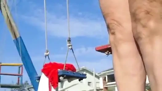 Stepmom rocking on the beach in a transparent bikini, did she show too much?