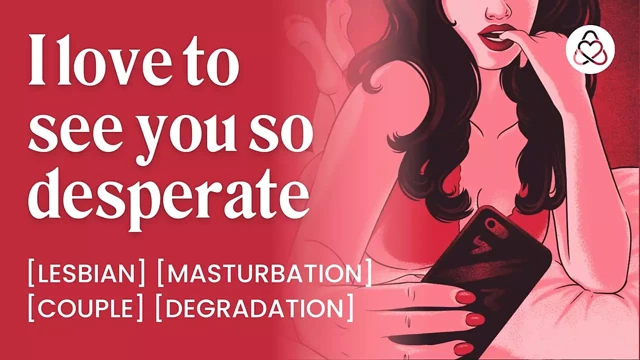 Lezbiyen baskın kız arkadaş telefonda mastürbasyon talimatları veriyor. Vibratör orgazmı. Lezbiyen çift. Good Girl praise