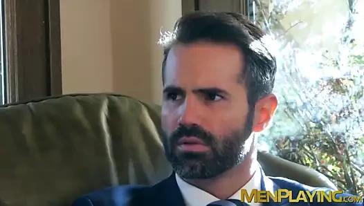 Suit ve tie bruno max ve dani robles anal çekiçleme sert