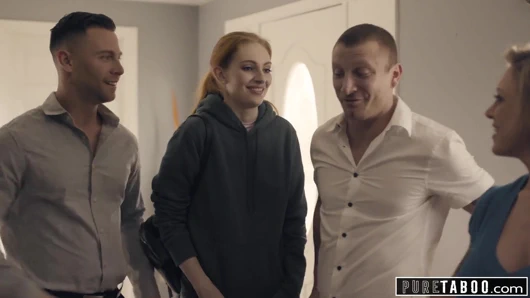 Saf tabu üvey anne-baba ve üvey kardeş hoşgeldin yeni kız kardeş