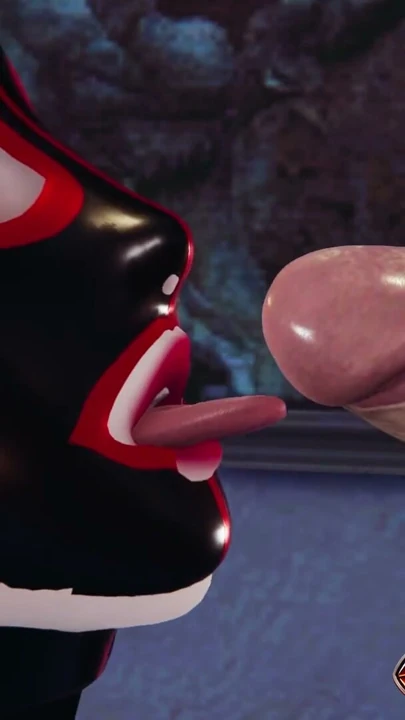 Lateks Fetiş Kızı 3D Hentai - Ağzına Boşalma, Lateks Eldiven Elle Mastürbasyon ve Glans Dil Boşalması | Bölüm 1