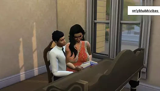 Tution öğretmen ke sath chudai Hintçe