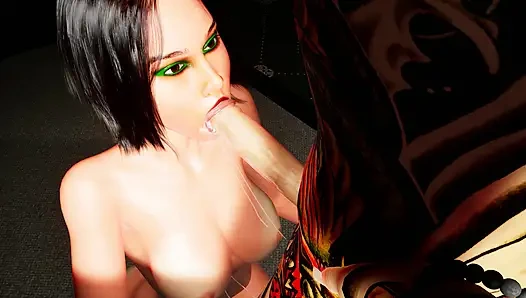 AZGıN GECE KULÜBÜ FAHIŞESI IKI ADAMLA ÜÇLÜ SEKS YAPıYOR