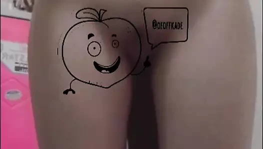 Beyaz İranlı kızın vücudu kendini parmaklıyor