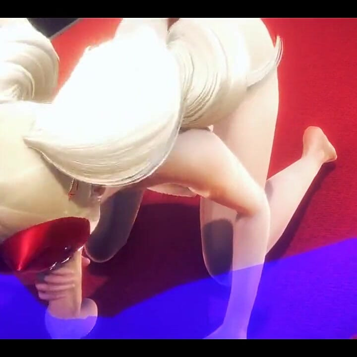 Persona 5 hentai - ann takamari elle muamele ve sakso - Japon Asyalı manga anime film oyunu porno