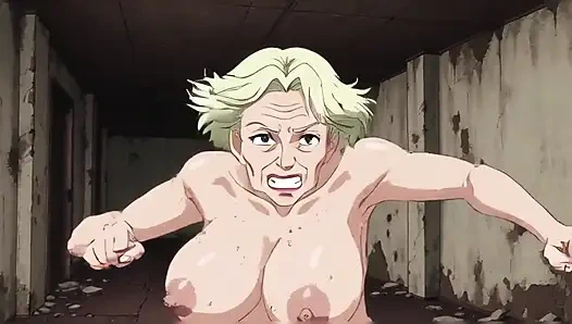 İri göğüslü ai çizgi film ateşli orta yaşlı seksi kadınlar