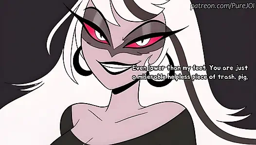 Carmilla Carmine caught her employee masturbating in the office (Dildo JOI)