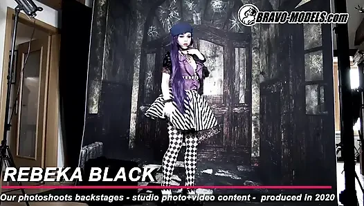 386-sahne arkası fotoğraf çekimi Rebeka Black - yetişkin