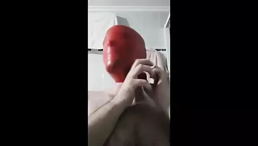 Breathplay balon kırmızı masturbasyon yapmak