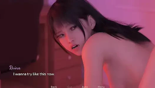 Üvey kız kardeş üvey erkek kardeşinin yarağıyla oynuyor