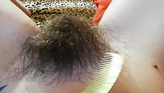 En iyi kıllı amcık çalıyı fırçalıyor yakın çekim