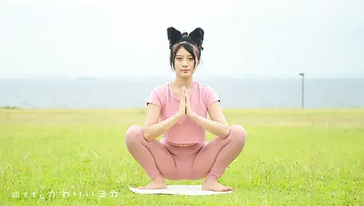 Transparan tayt tanga derlemesi, kawaii yoga
