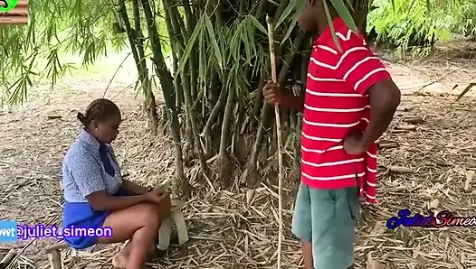 Julietsimeon kız, çalılıkta bir çiftçi tarafından sikildi.