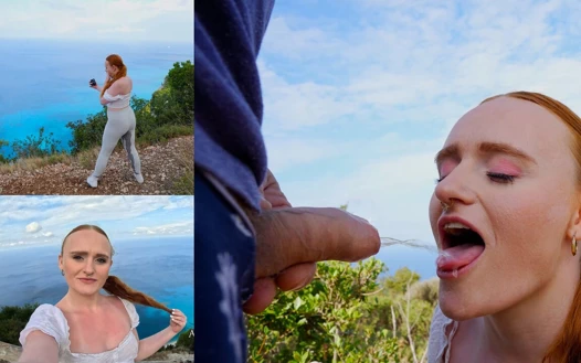 Doğada ıslanıp sidikimin tadını çıkarıyor