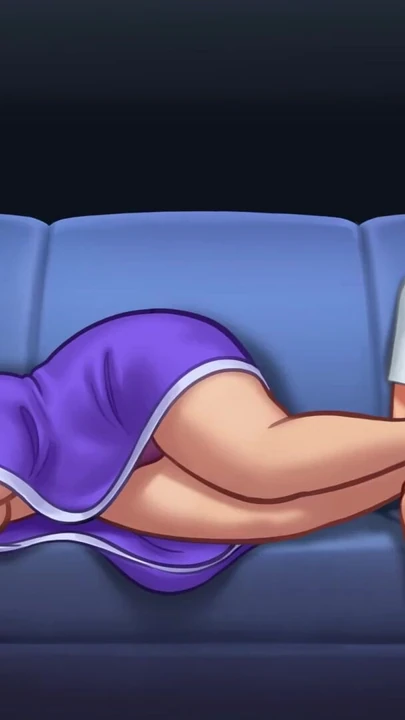 Сногсшибательный момент из "Овдовевшая мачеха позволяет мне дотронуться до ее ног и сисек, мы возбуждаемся (Летняя сага No17) - Jazziuu"