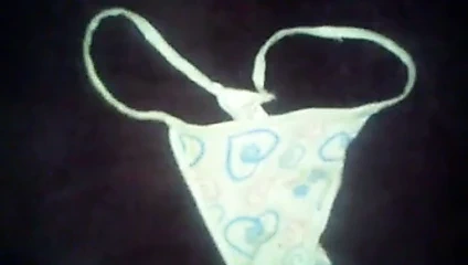 Cum üzerinde başka külot