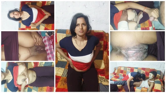 61. sezon. Ateşli Hintli kız üvey oğluyla sikişiyor