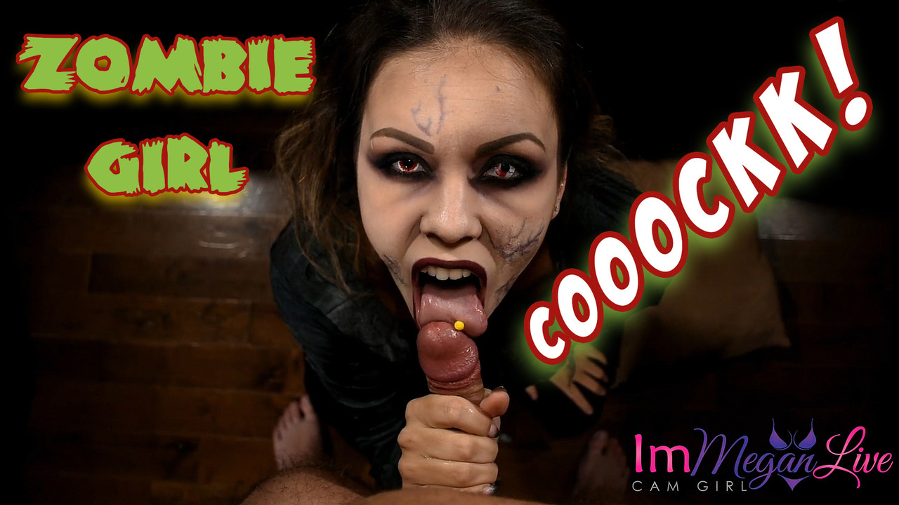 Zombi kız horoz için aç - immeganlive