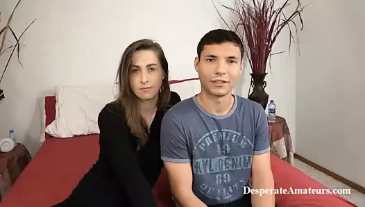 Büyük memeli orta yaşlı seksi kadın tam oyuncu seçmeleri, çaresiz amatörler derlemesi