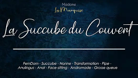 Fransız sesli pornosu: sürtük rahibe Succubus seni cezalandırmak için taşaklarını boşaltıyor