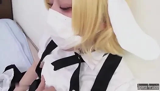 Ahegao bu gece mi? Bouncy cosplayer kalçalar derin bir döllemeyle bitiyor