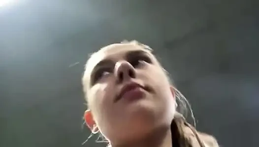 Hot Stretching in the gym with jucielussie