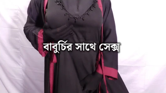 Tesettürlü Müslüman güzel kadın aşçı Shyamal ile seks yapıyor