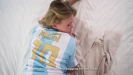 Messi'nin kırmızı kartı için cezalandırılan Arjantinli taraftar bana bir gol at