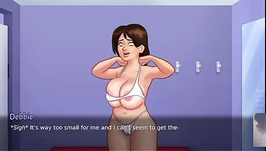 MILF STEP-MOM WAS SURPRISED! I FUCK HER IN SWIMSUIT! SUMMER TIME SAGA