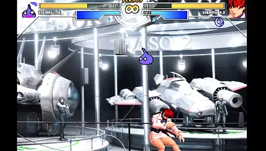 hentai mugen shermie vs slime