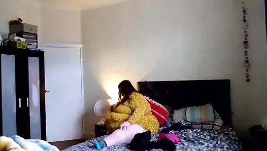 BBW SSBBW schlafzimmer strippt
